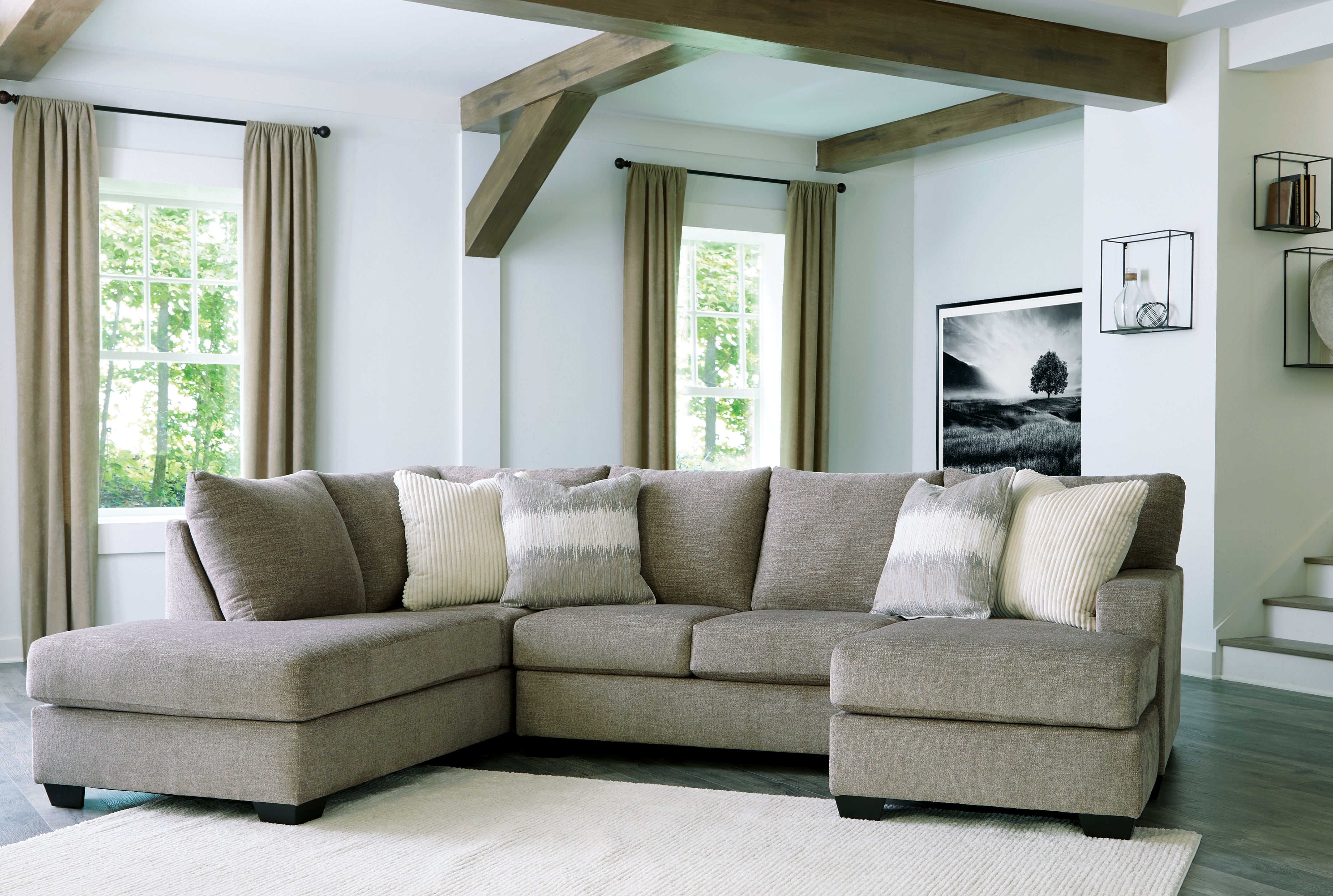 Furniture City Laplace - Ashley Furniture - Creswell Sectionals - RAF 2-Piece Sectional with Chaise - 15305S2