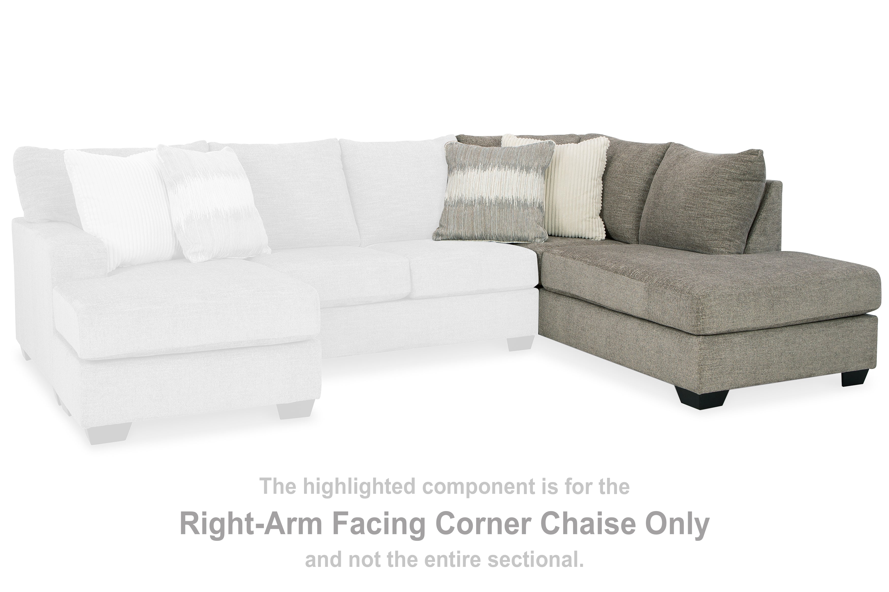 Furniture City Laplace - Ashley Furniture - Creswell Sectionals - RAF Corner Chaise - 1530517