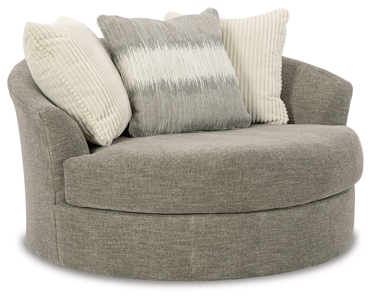 Furniture City Laplace - Ashley Furniture - CreswellLiving Room - Oversized Swivel Accent Chair / Stone - 1530521