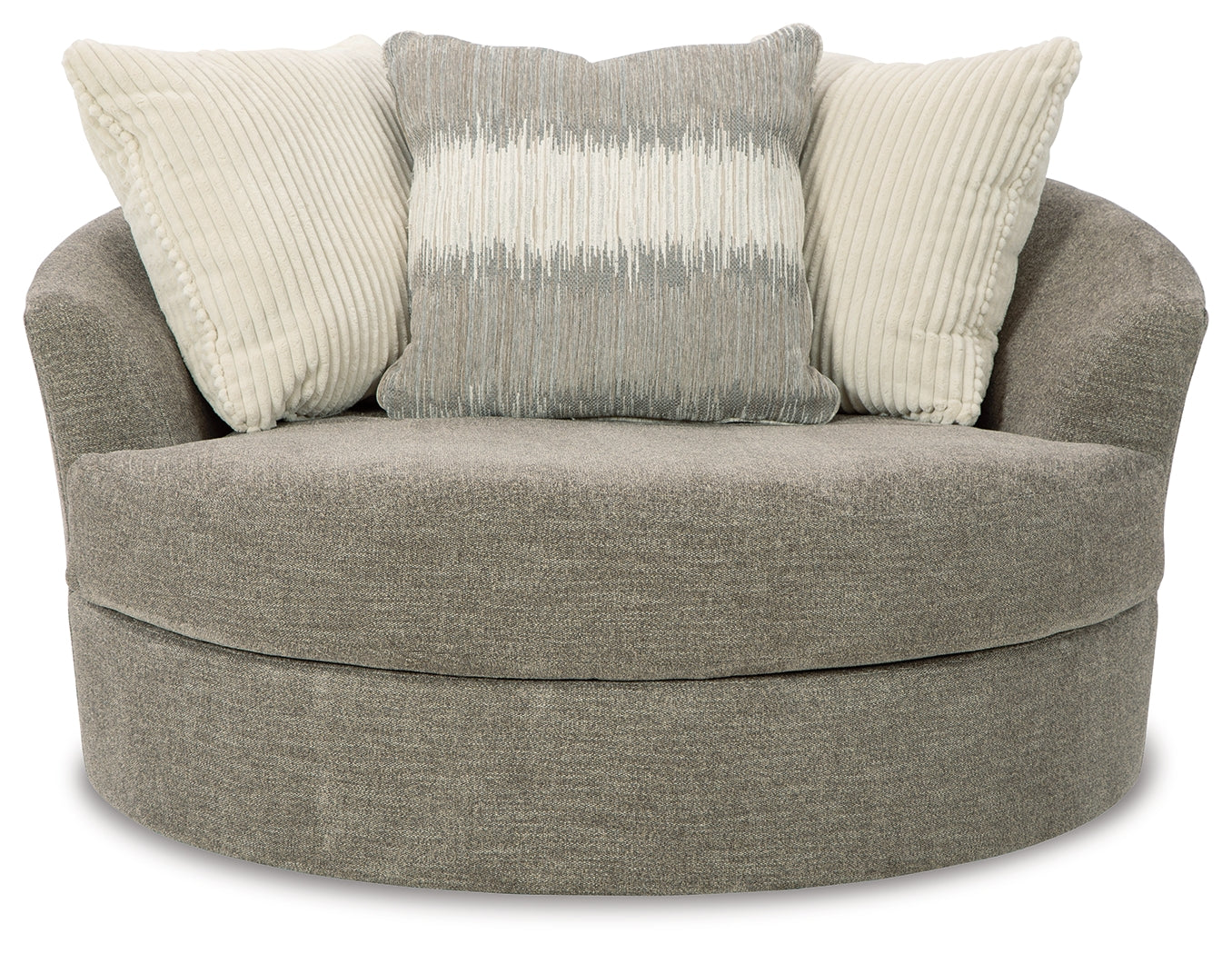Furniture City Laplace - Ashley Furniture - CreswellLiving Room - Oversized Swivel Accent Chair / Stone - 1530521