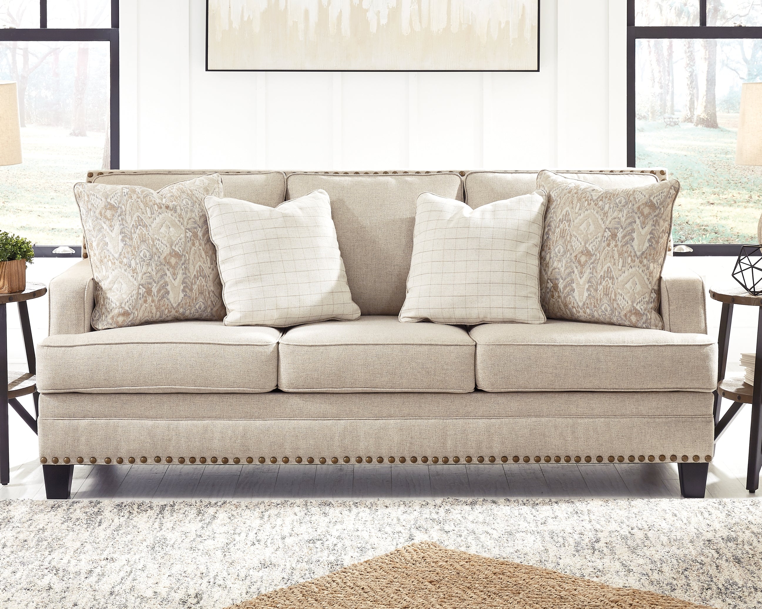 Furniture City Laplace - Ashley Furniture - ClaredonLiving Room - Sofa / Linen - 1560238