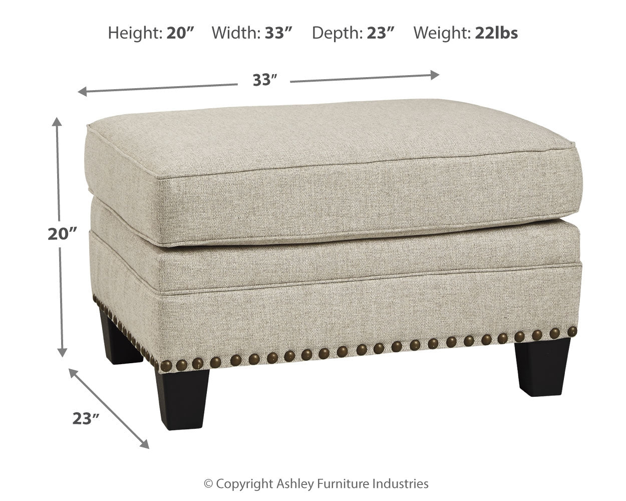 Furniture City Laplace - Ashley Furniture - ClaredonLiving Room - Chair / Linen - 1560220