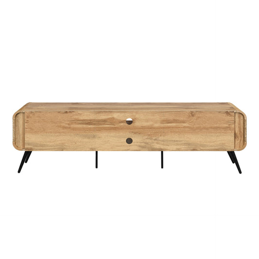 Rowan - 71" Low Profile TV Console - Natural