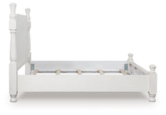 Rowlenstown - Poster Bed - Antique White