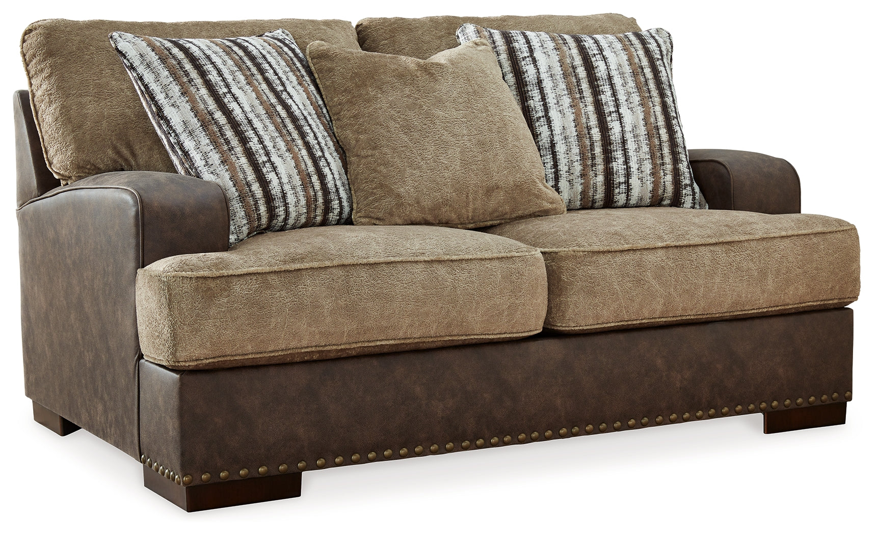 Furniture City Laplace - Ashley Furniture - AlesburyLiving Room - Loveseat / Chocolate - 1870435