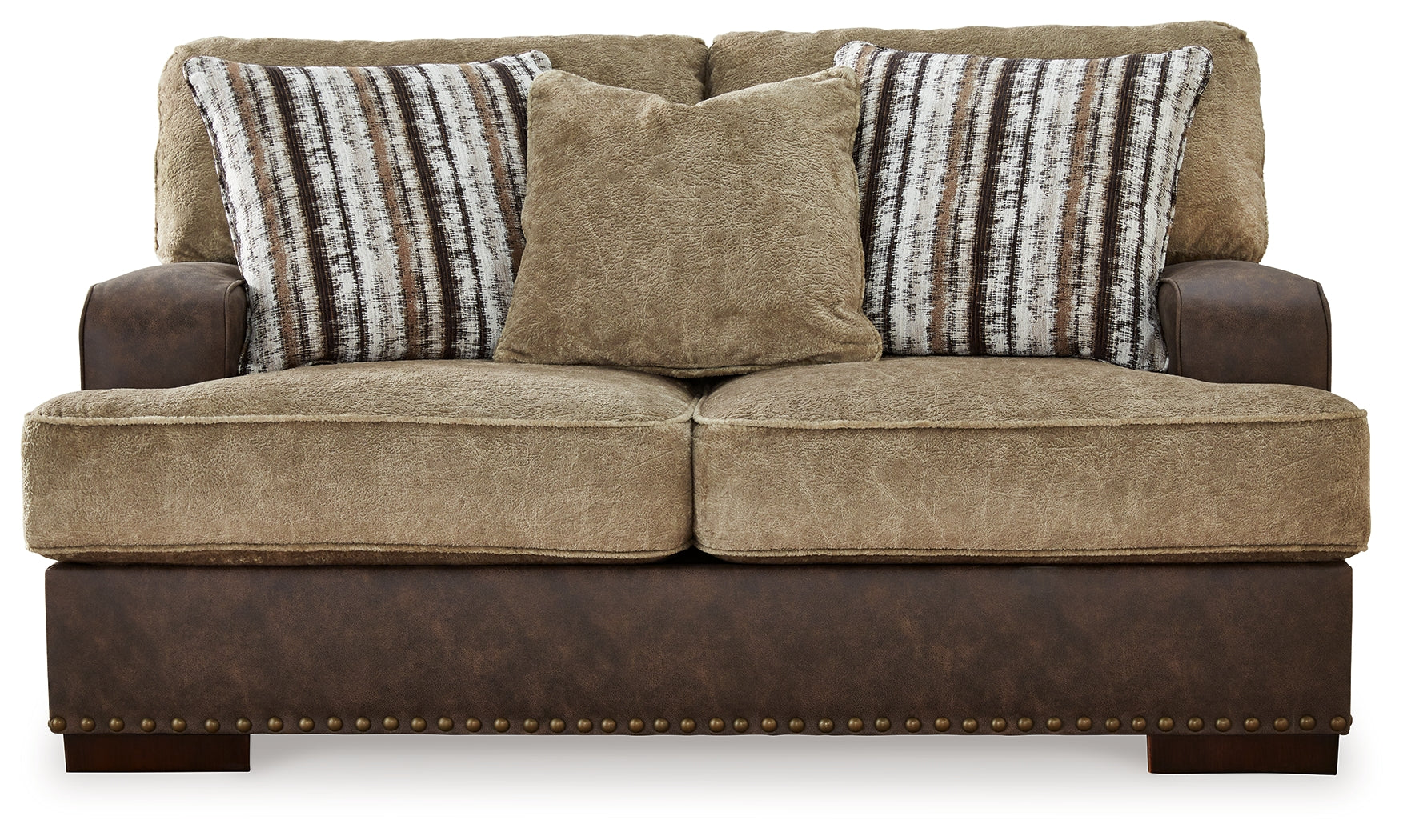Furniture City Laplace - Ashley Furniture - AlesburyLiving Room - Loveseat / Chocolate - 1870435