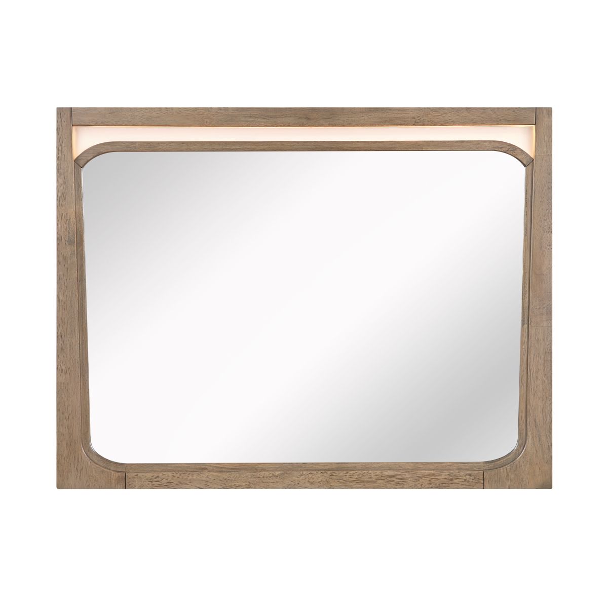 Riley - Mirror - Light Brown