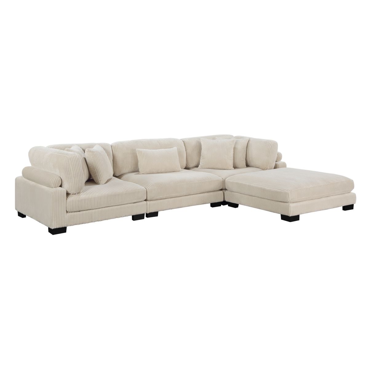 Traverse - Sectional With Ottoman