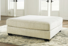 Furniture City Laplace - Ashley Furniture - RawcliffeLiving Room - Oversized Accent Ottoman / Parchment - 1960408