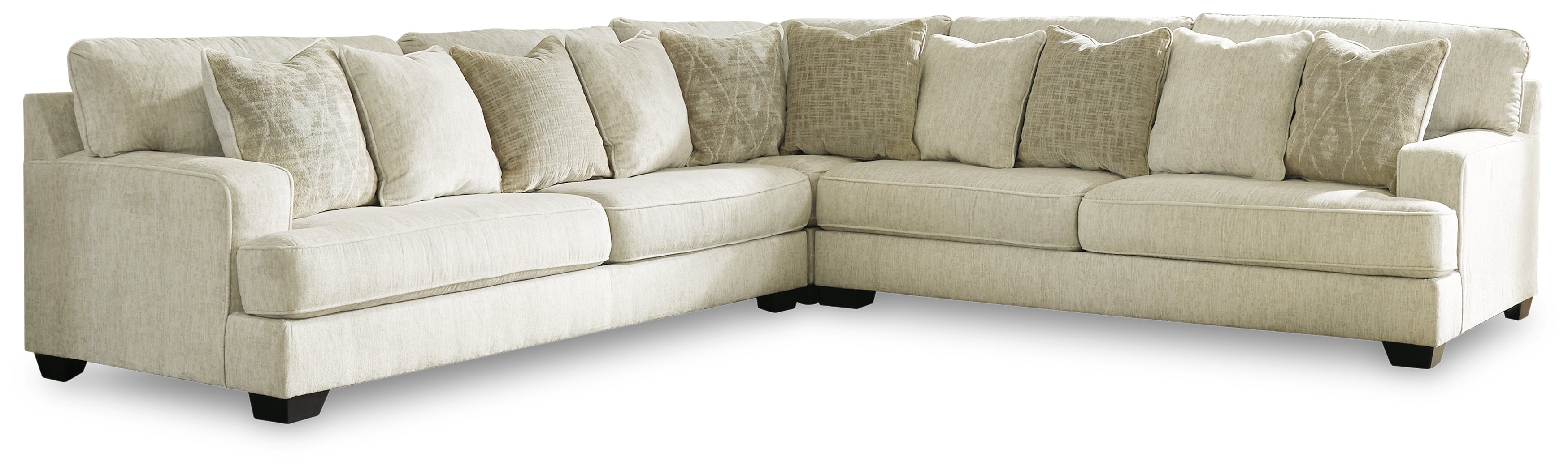 Furniture City Laplace - Ashley Furniture - Rawcliffe Sectionals - LAF 3-Piece Sectional / Parchment - 19604S1