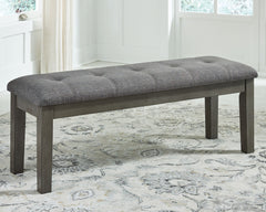 Hallanden - Large UPH Dining Room Bench - Black / Gray