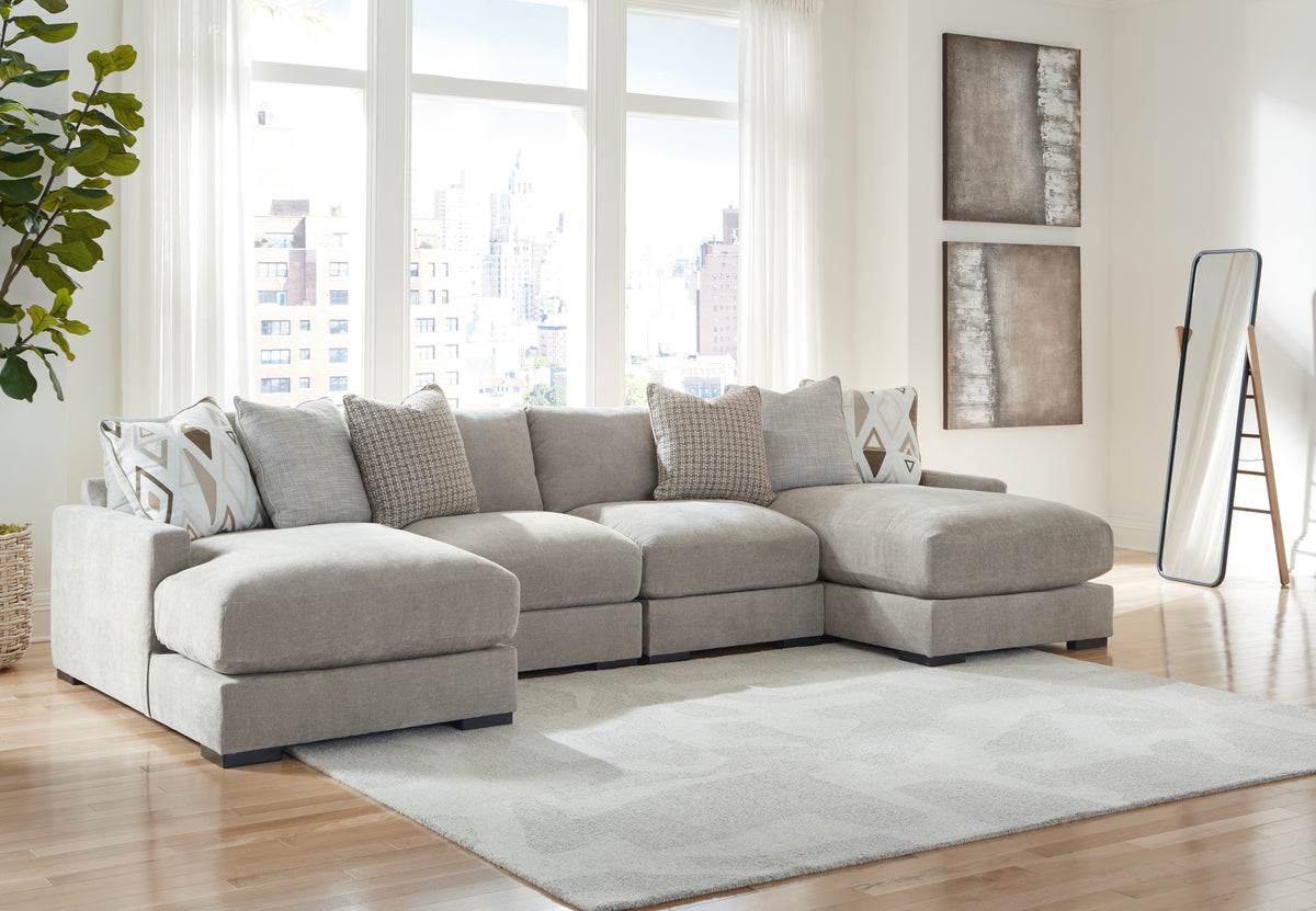 Furniture City Laplace - Ashley Furniture - Aslan Court 4-Piece Sofa Pit Sectional - RAF 4-Piece Sofa Pit Sectional - 20305S5