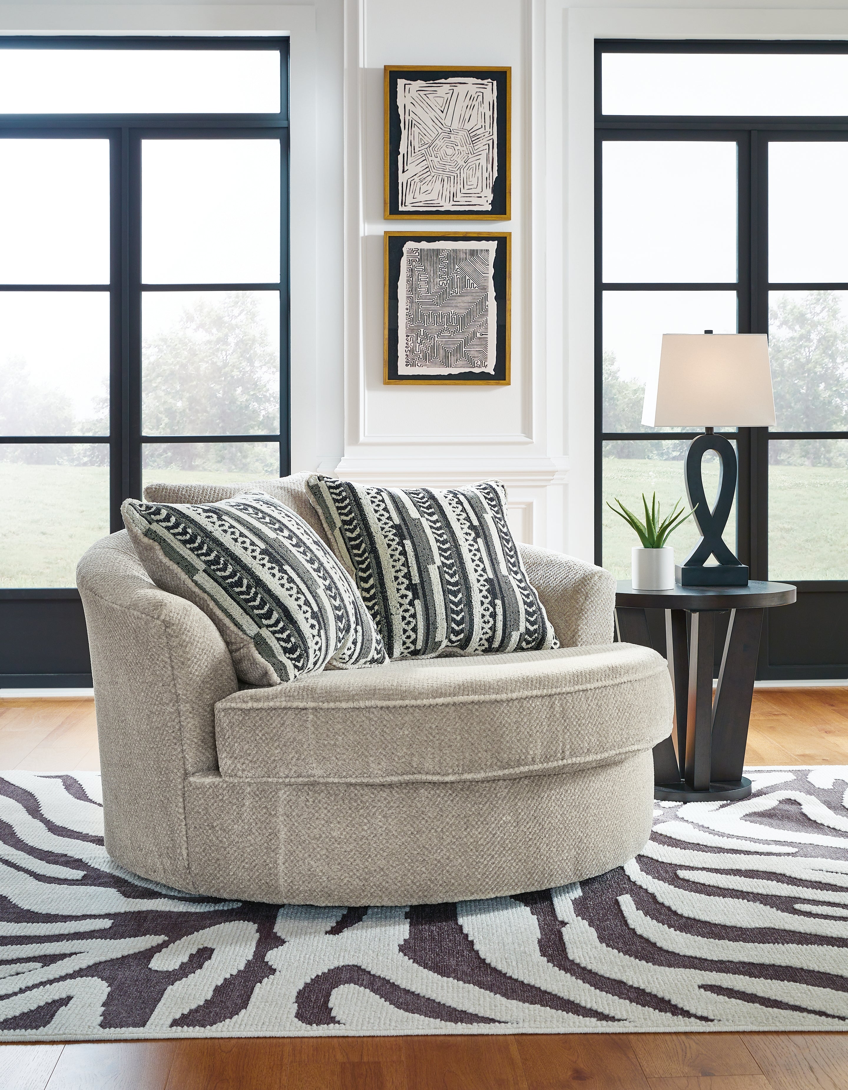 Furniture City Laplace - Ashley Furniture - CalnitaLiving Room - Oversized Swivel Accent Chair - 2050221