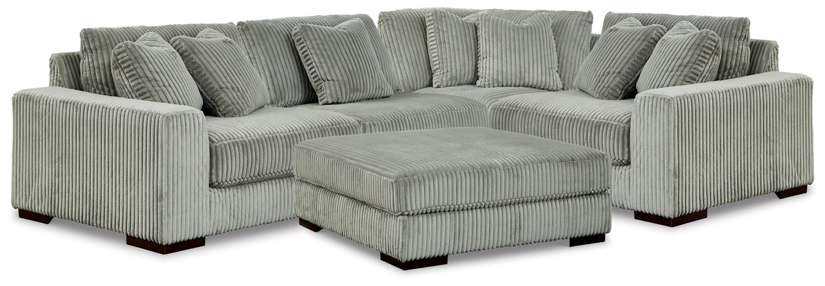 Furniture City Laplace - Ashley Furniture - Lindyn 4-Piece Sectional and Ottoman - 4-Piece Sectional and Ottoman - 21105U7