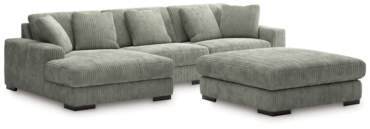 Furniture City Laplace - Ashley Furniture - Lindyn 3-Piece Sectional with Ottoman - 3-Piece Sectional with Ottoman - 21105U10