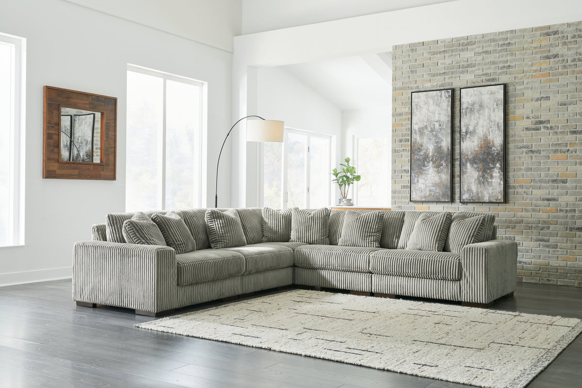 Furniture City Laplace - Ashley Furniture - Lindyn 5-Piece Sectional - RAF 5-Piece Sectional - 21105S5