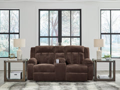 Furniture City Laplace - Ashley Furniture - Observation Power Reclining Loveseat with Console - DBL REC PWR Loveseat w/Console - PC2140696