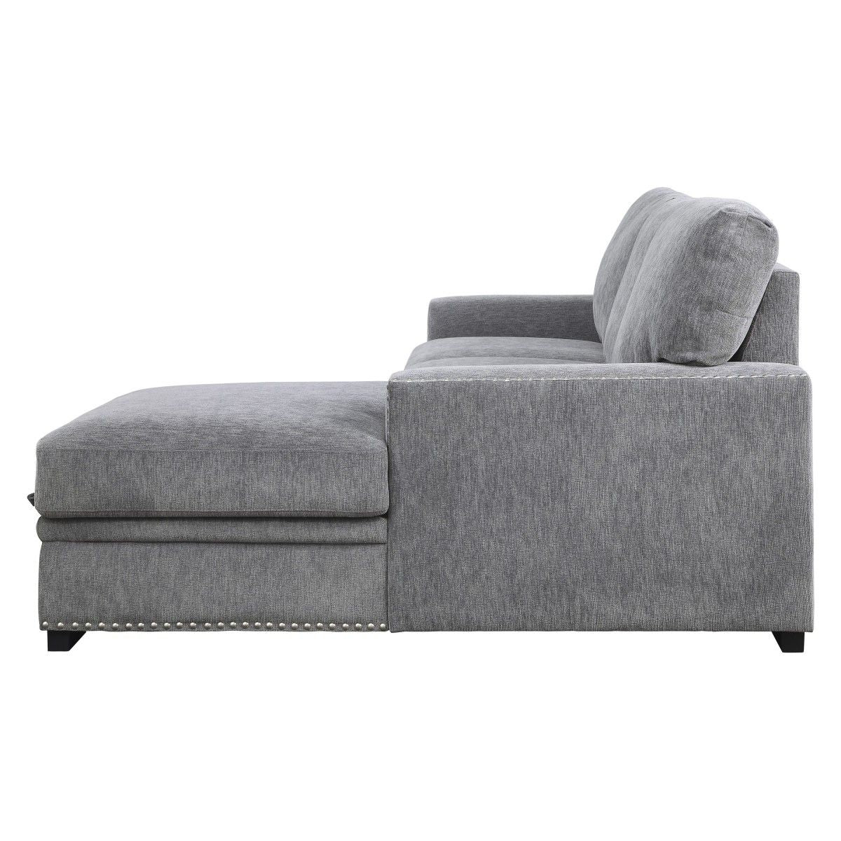 Morelia - 2 Piece Sectional With Pull-Out Bed And Chaise With Hidden Storage