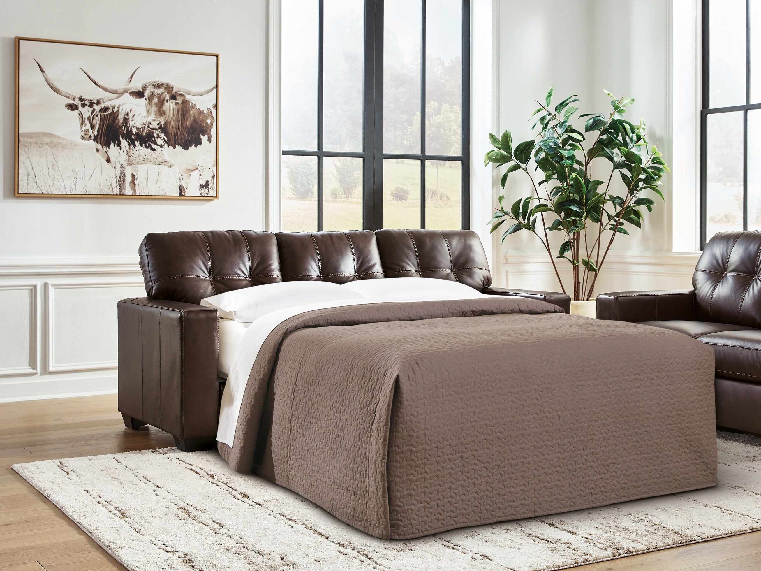 Furniture City Laplace - Ashley Furniture - SantorineLiving Room - Queen Sofa Sleeper - 2170639