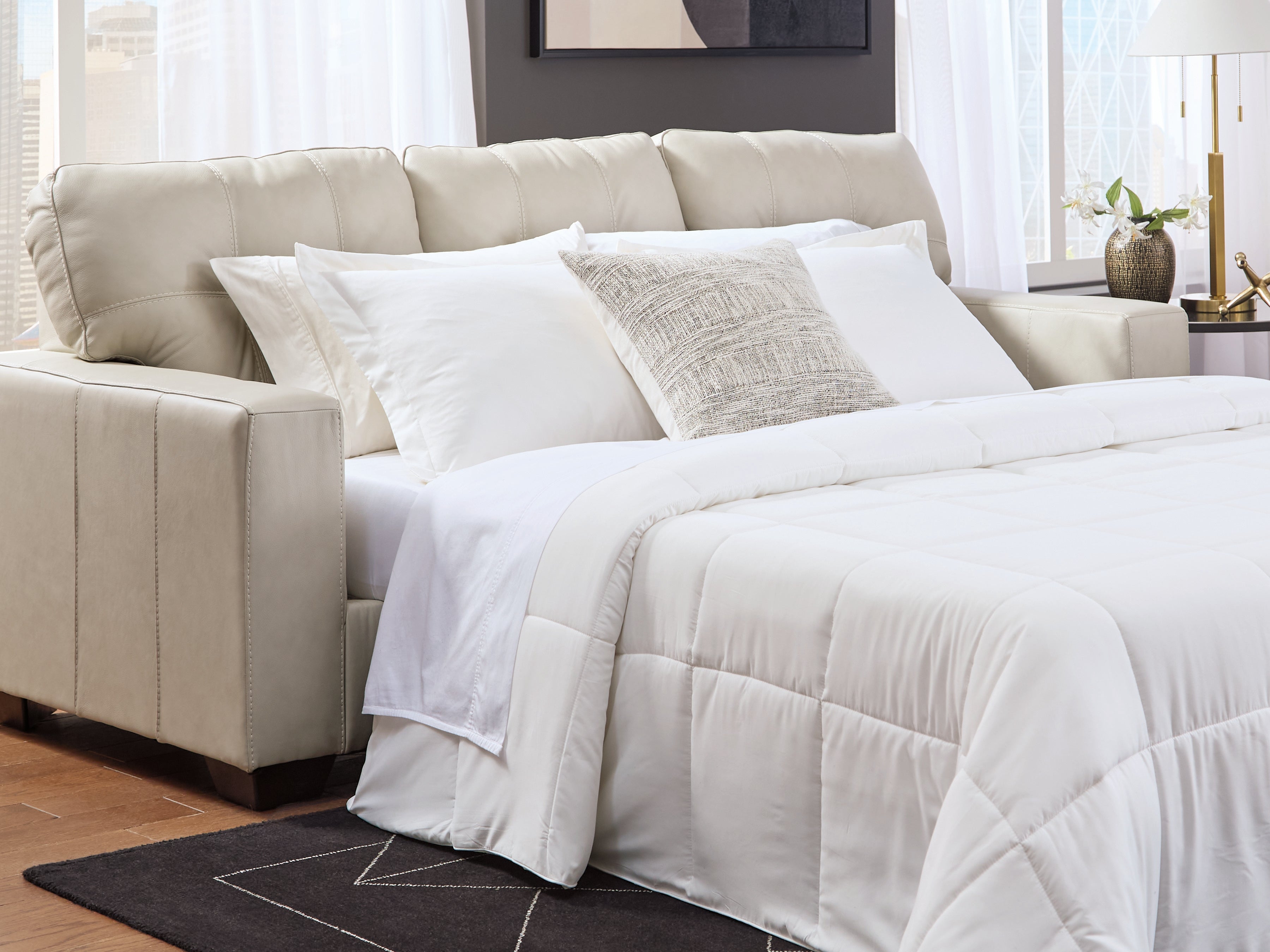 Furniture City Laplace - Ashley Furniture - SantorineLiving Room - Queen Sofa Sleeper - 2170839