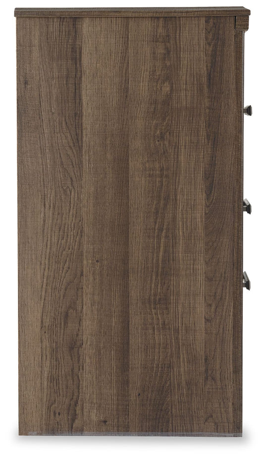 Juararo - Two Drawer Night Stand - Dark Brown