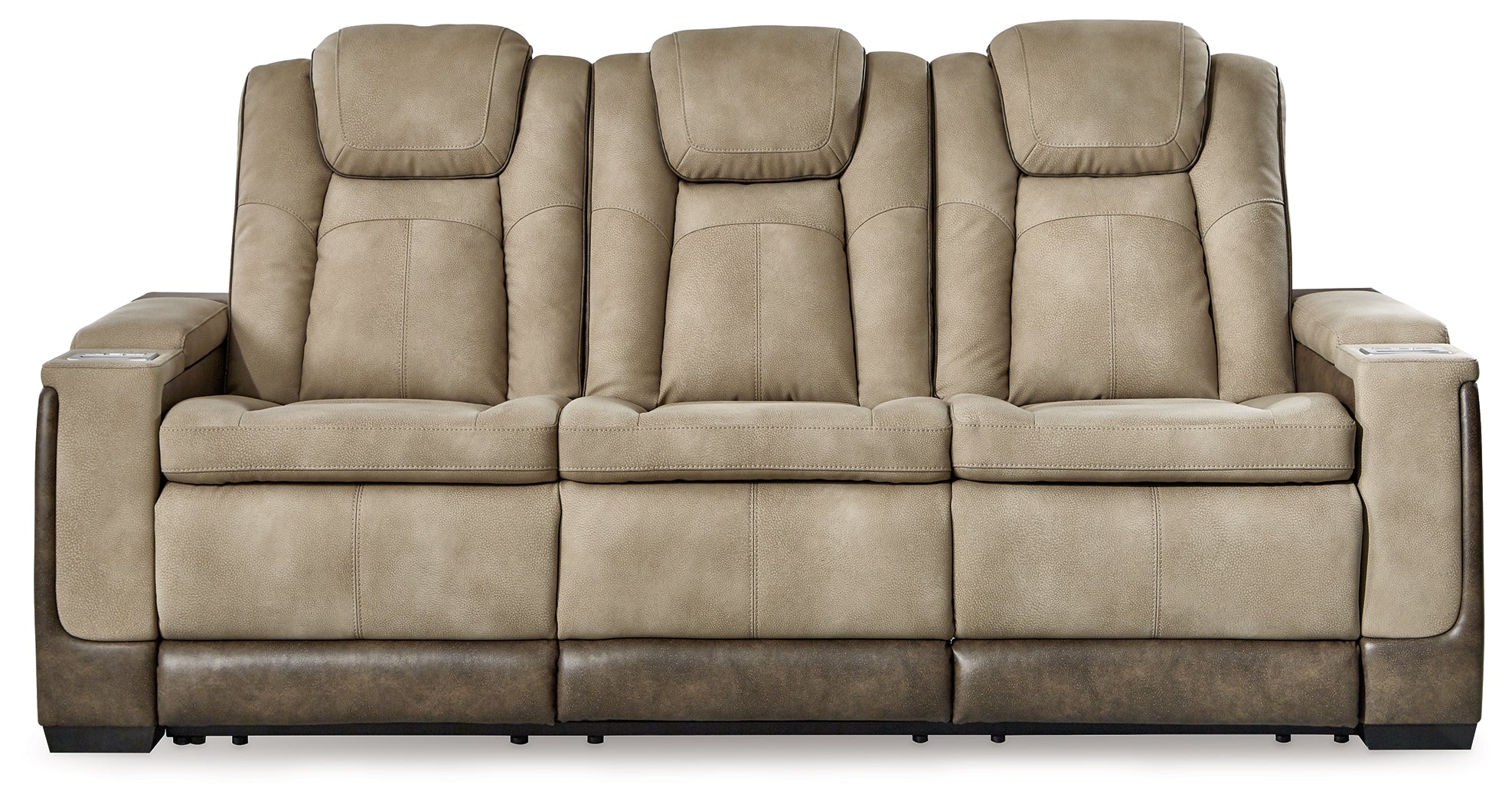 Furniture City Laplace - Ashley Furniture - Next-Gen DuraPellaLiving Room - PWR REC Sofa with ADJ Headrest / Sand - 2200315