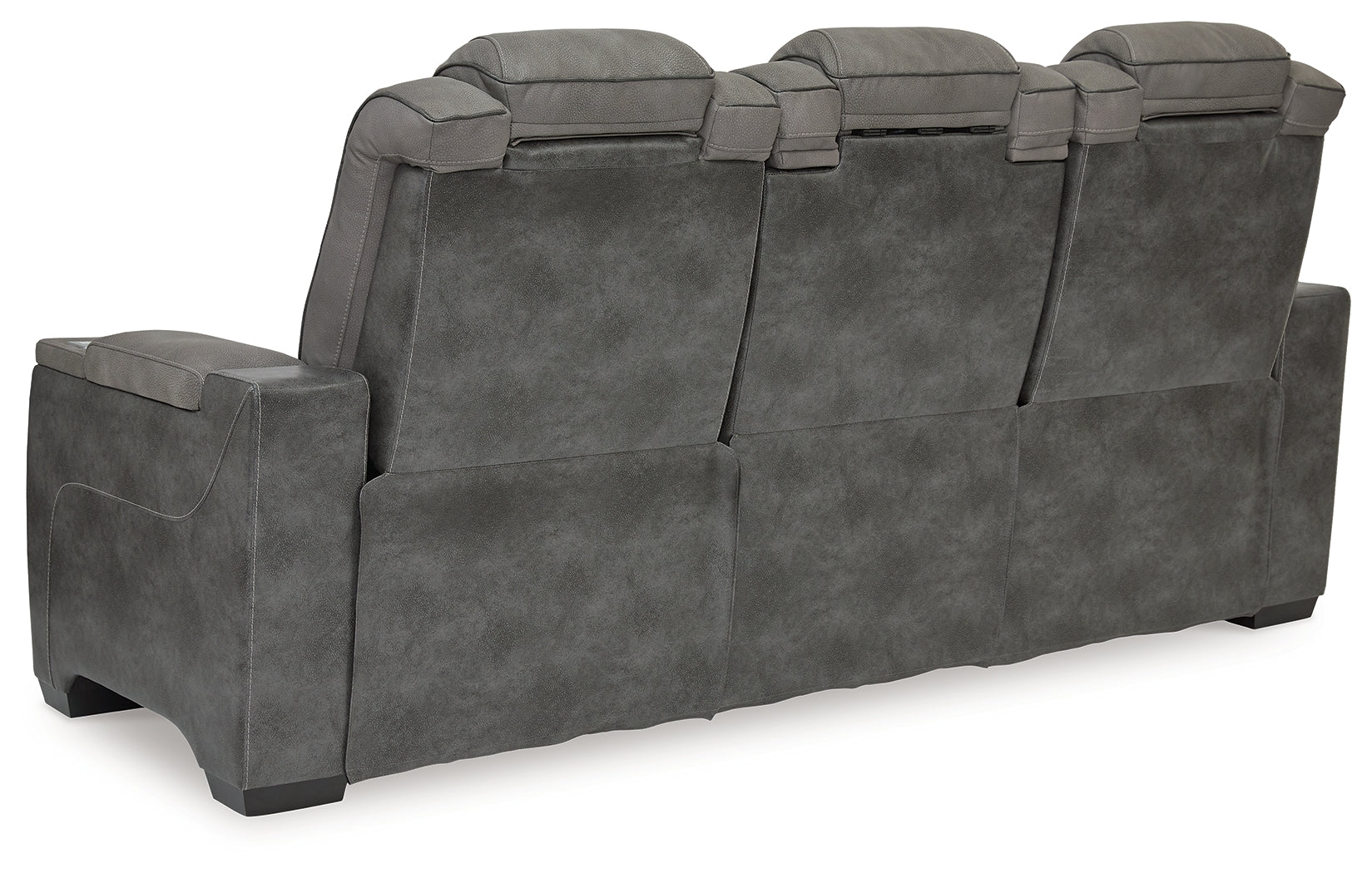 Furniture City Laplace - Ashley Furniture - Next-Gen DuraPellaLiving Room - PWR REC Sofa with ADJ Headrest / Slate - 2200415