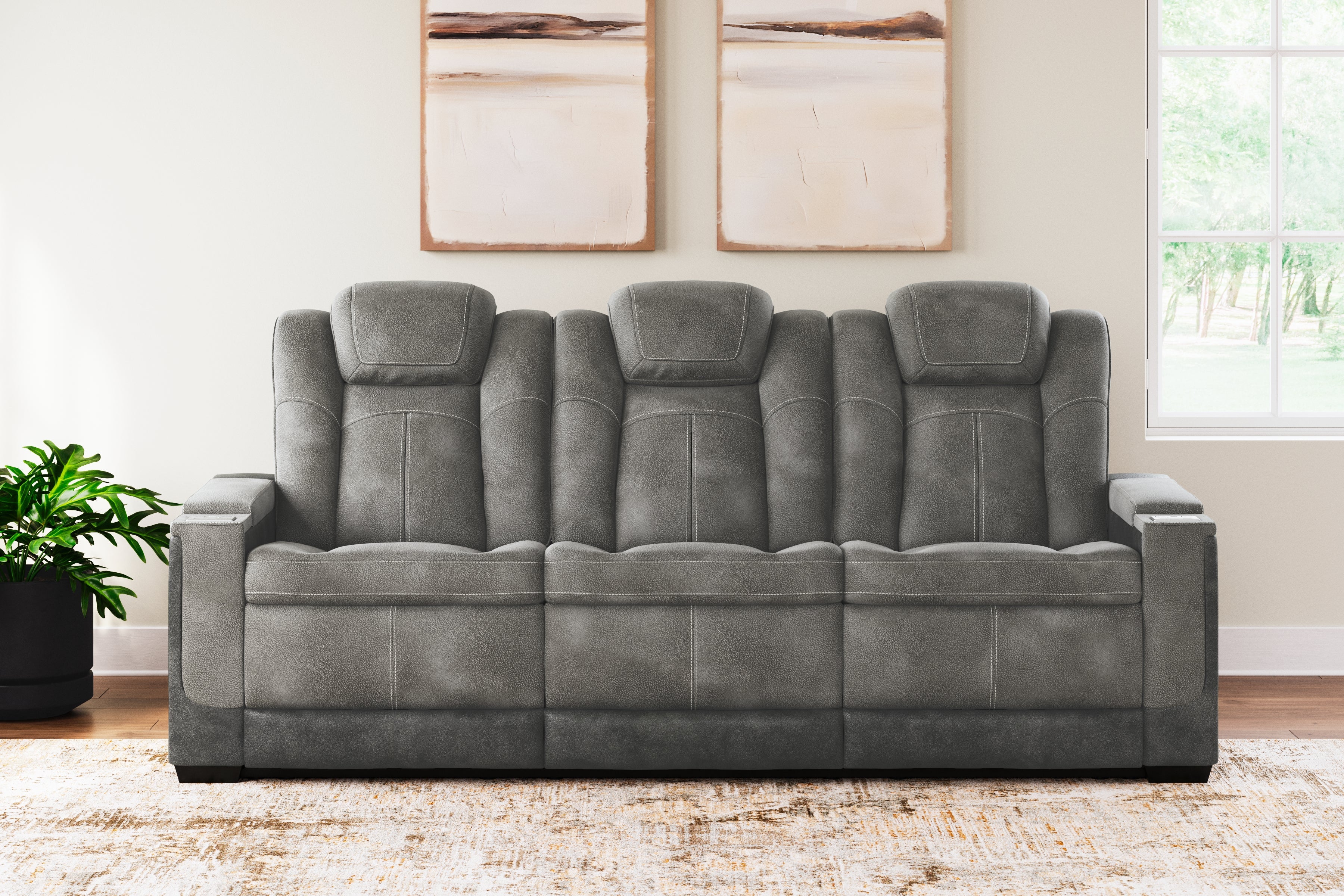 Furniture City Laplace - Ashley Furniture - Next-Gen DuraPellaLiving Room - PWR REC Sofa with ADJ Headrest - 2200415