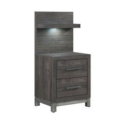 Zephyr - Nightstand With Wall Panel