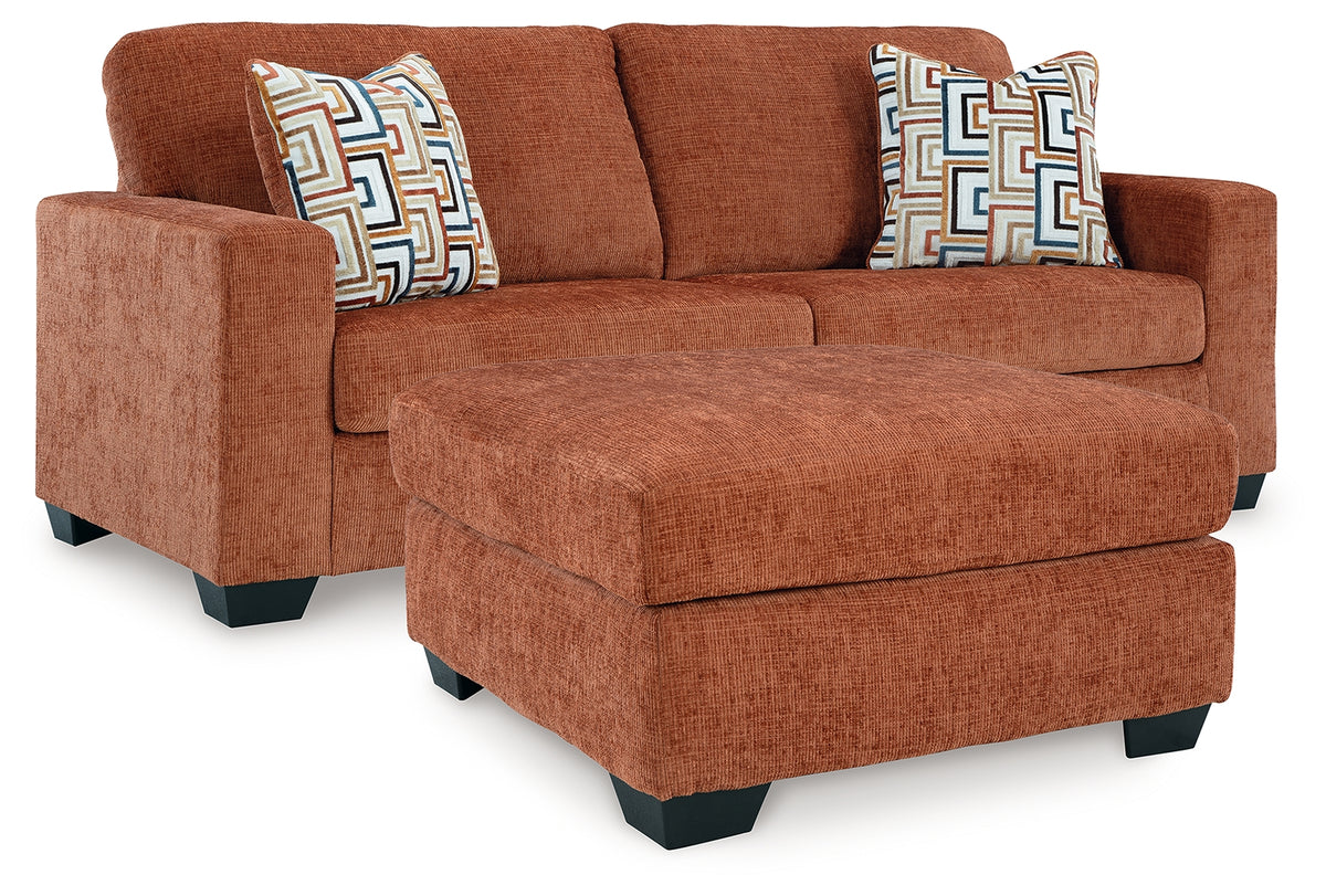 Furniture City Laplace - Ashley Furniture - Aviemore Sofa and Ottoman - Sofa and Ottoman - 24304U2