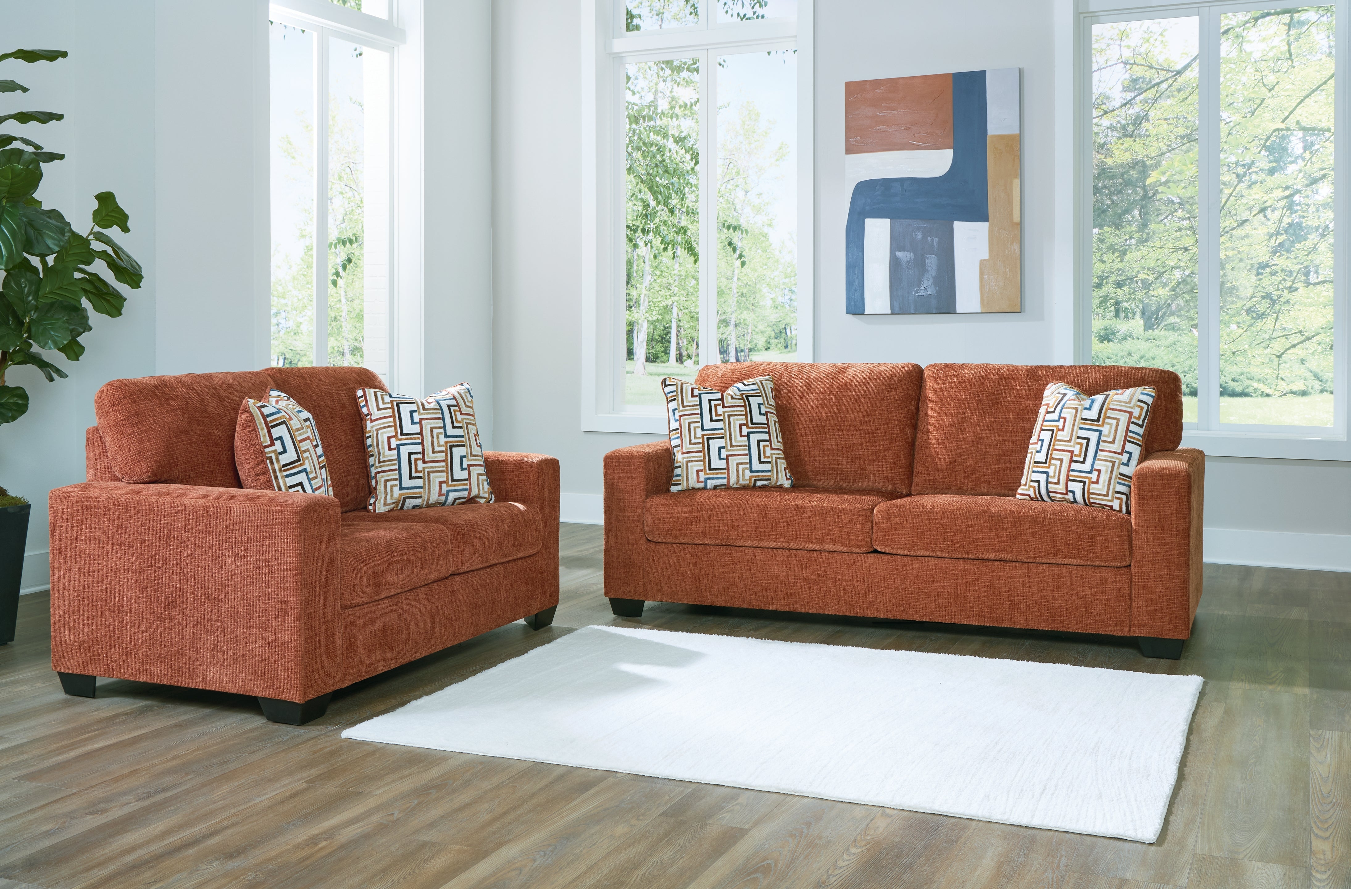 Furniture City Laplace - Ashley Furniture - Aviemore Sofa and Loveseat - Sofa and Loveseat / Spice - 24304U1