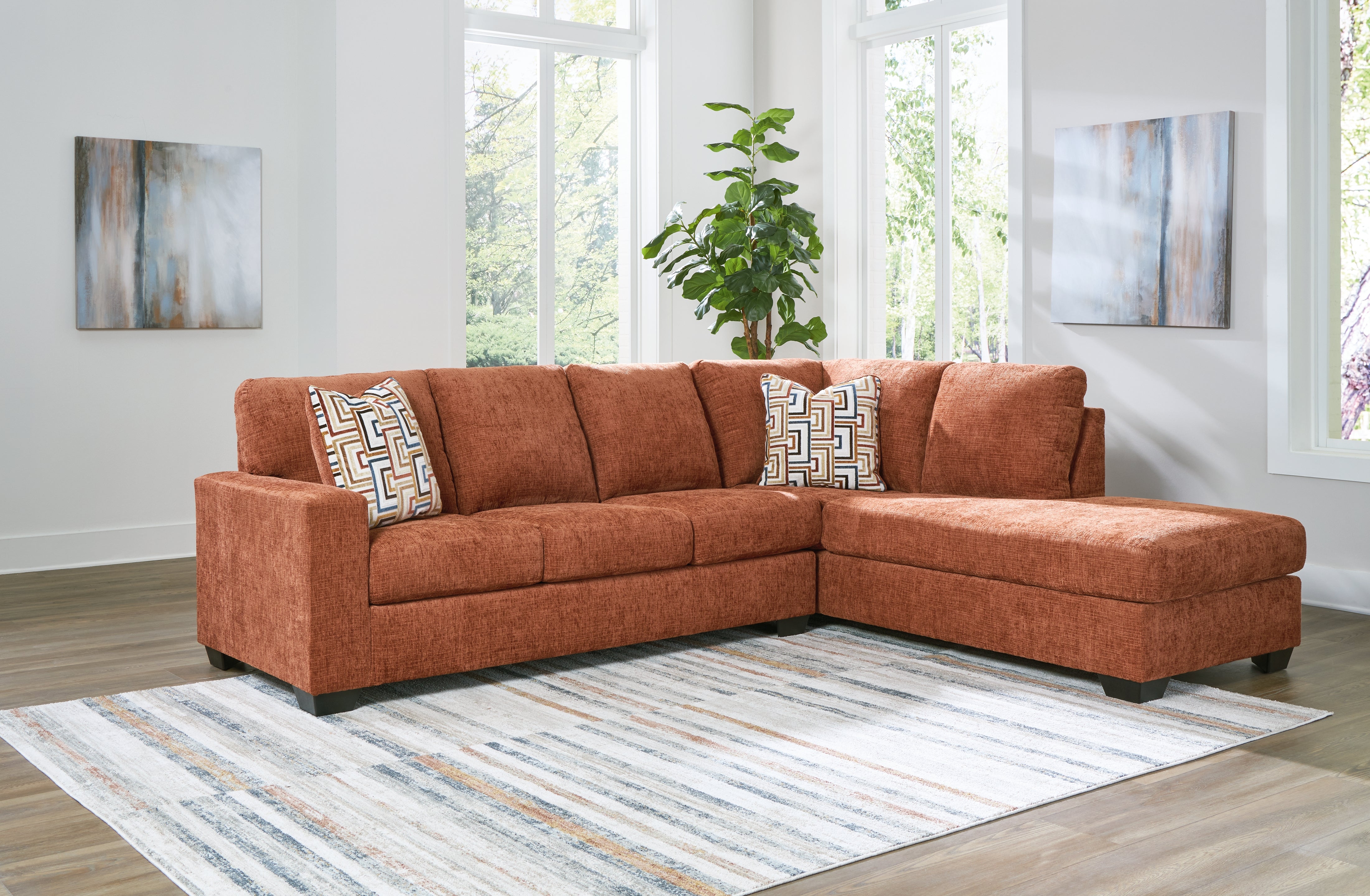 Furniture City Laplace - Ashley Furniture - Aviemore Sectionals - LAF 2-Piece Sectional with Chaise - 24304S2