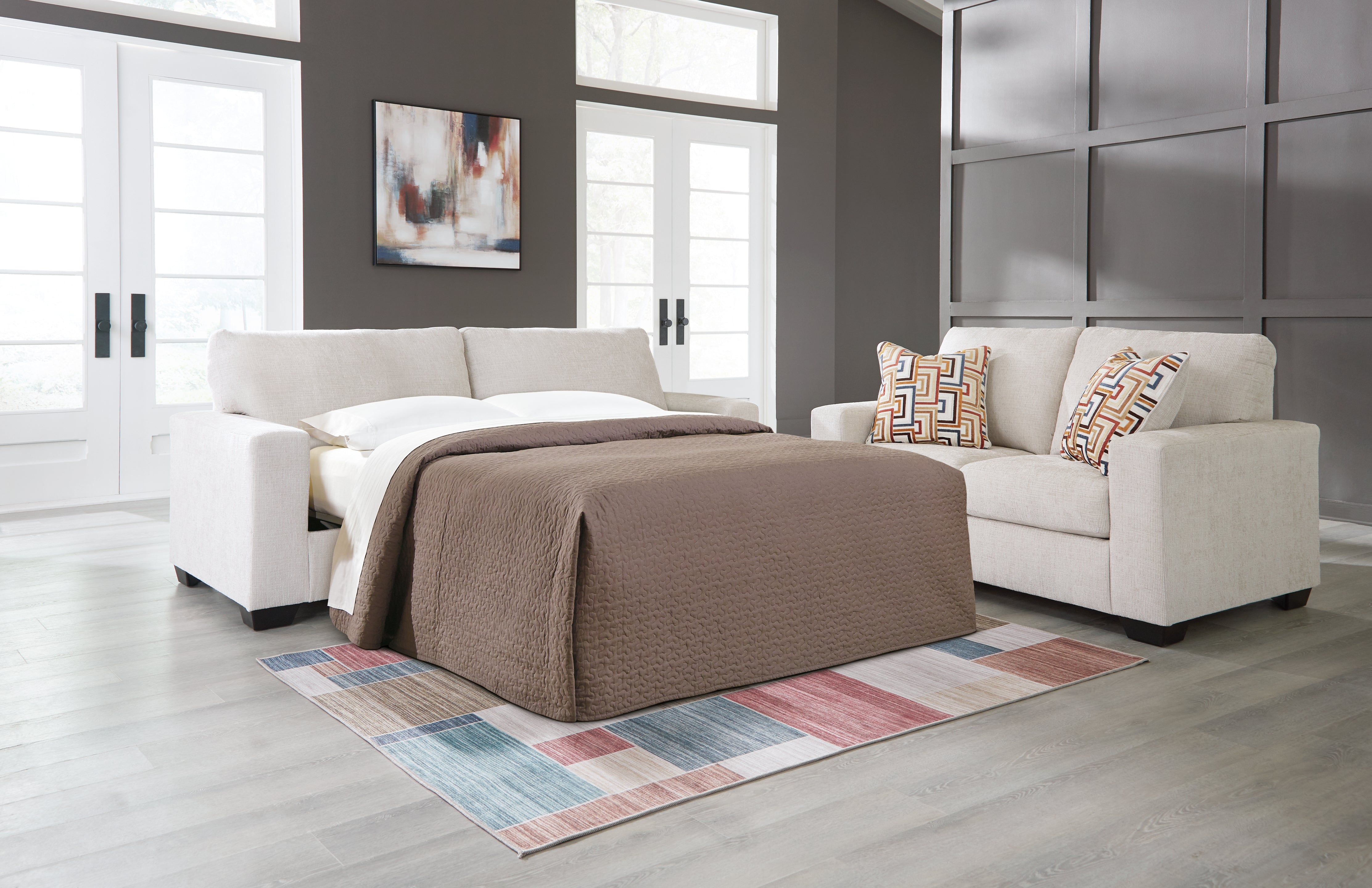Furniture City Laplace - Ashley Furniture - AviemoreLiving Room - Queen Sofa Sleeper - 2430539