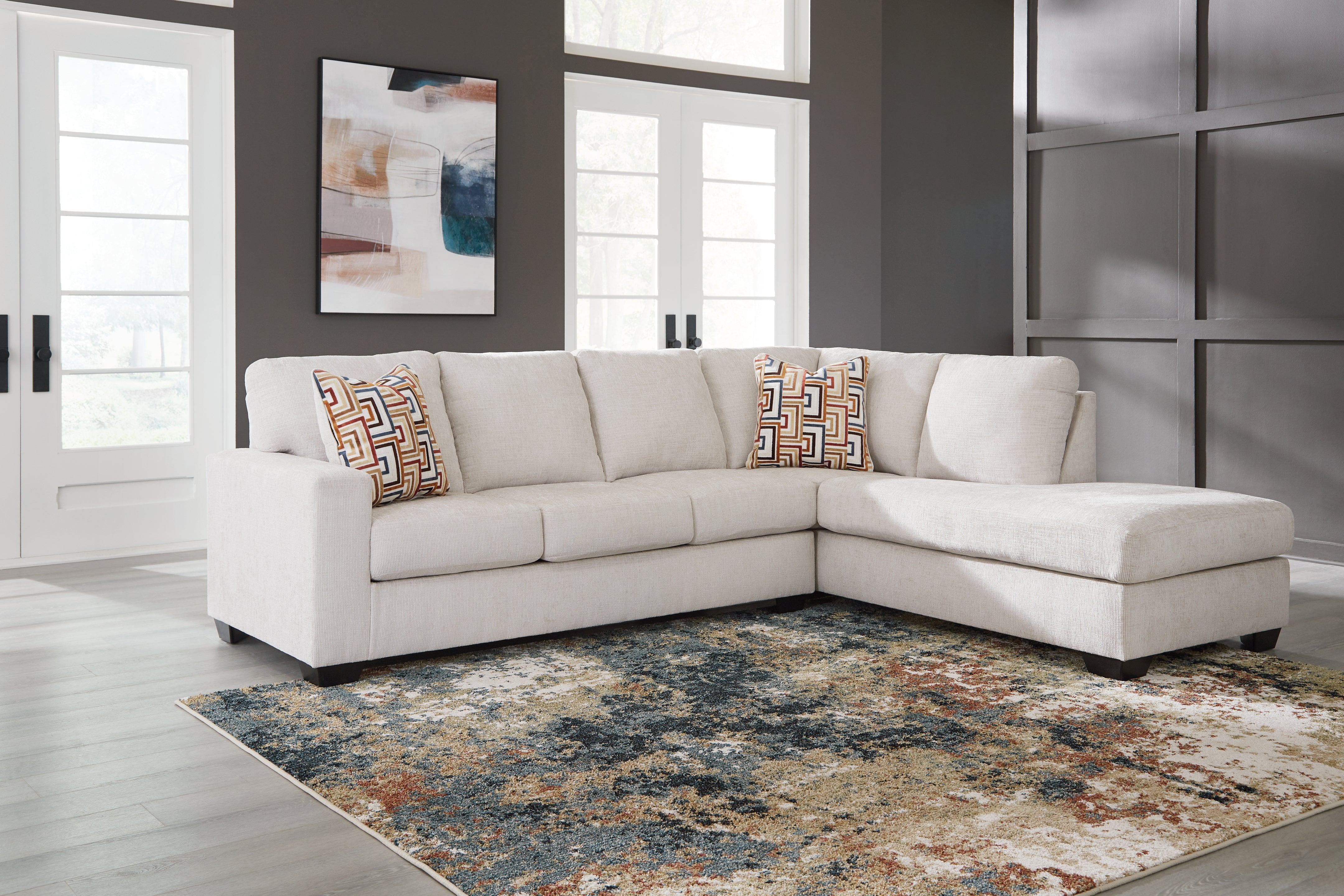 Furniture City Laplace - Ashley Furniture - Aviemore Sectionals - LAF 2-Piece Sectional with Chaise - 24305S2