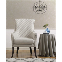 Avalon - Quilted Accent Chair - Beige
