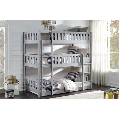 Orion - Triple Bunk Bed - Gray