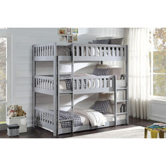 Orion - Triple Bunk Bed - Gray