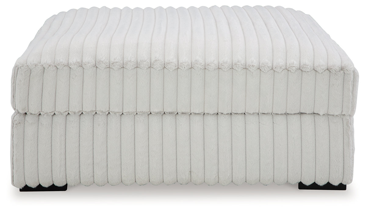 Furniture City Laplace - Ashley Furniture - Stupendous 4-Piece Sectional and Oversized Accent Ottoman - 4-Piece Sectional and Oversized Accent Ottoman / Alloy - 25903U3