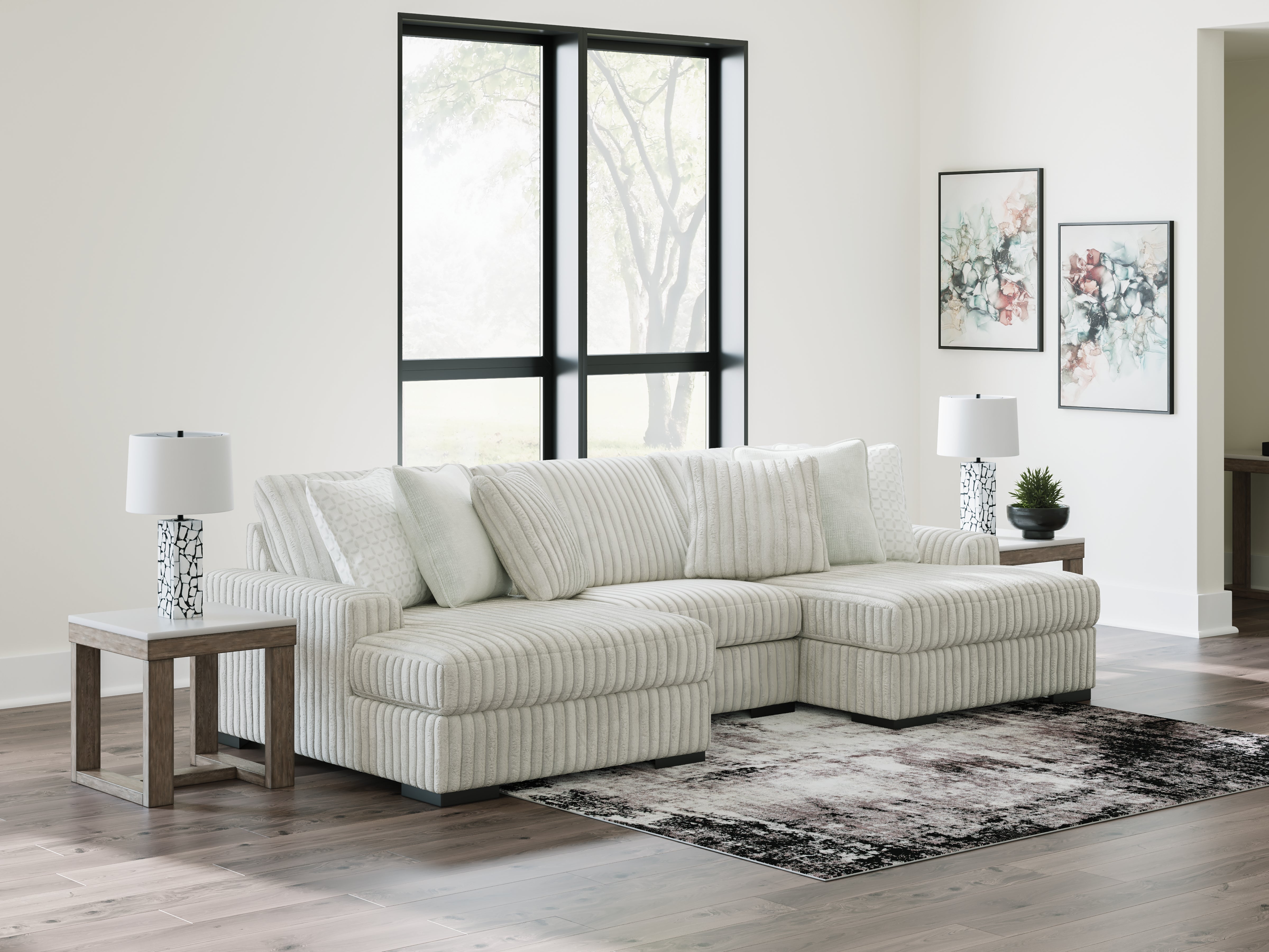 Furniture City Laplace - Ashley Furniture - Stupendous Sectionals - RAF 3-Piece Sectional with Double Chaise - 25903S4