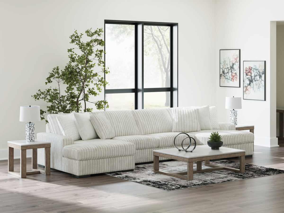 Furniture City Laplace - Ashley Furniture - Stupendous 4-Piece Sectional with Double Chaise - RAF 4-Piece Sectional with Double Chaise - 25903S5