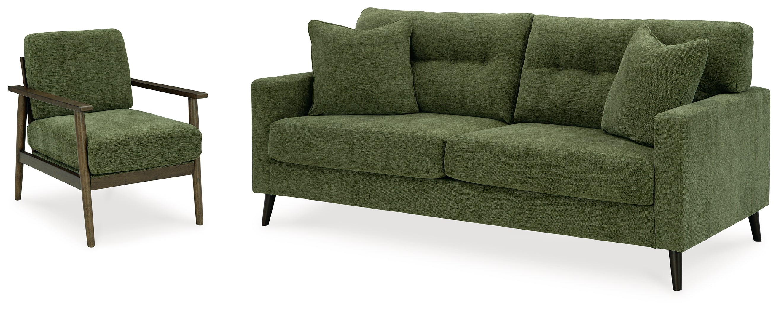 Furniture City Laplace - Ashley Furniture - Bixler Sofa and Chair - Sofa and Chair / Olive - 26107U3