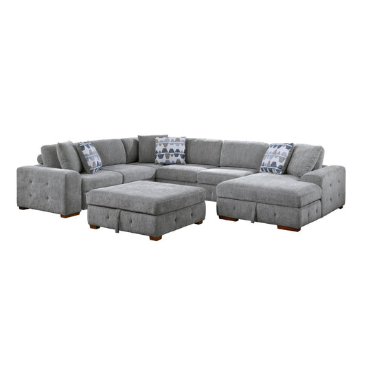 Raife - Sectional With Ottoman