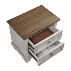 Renton - Nightstand - Gray / Brown