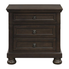 Begonia - Nightstand With Hidden Drawer - Brown