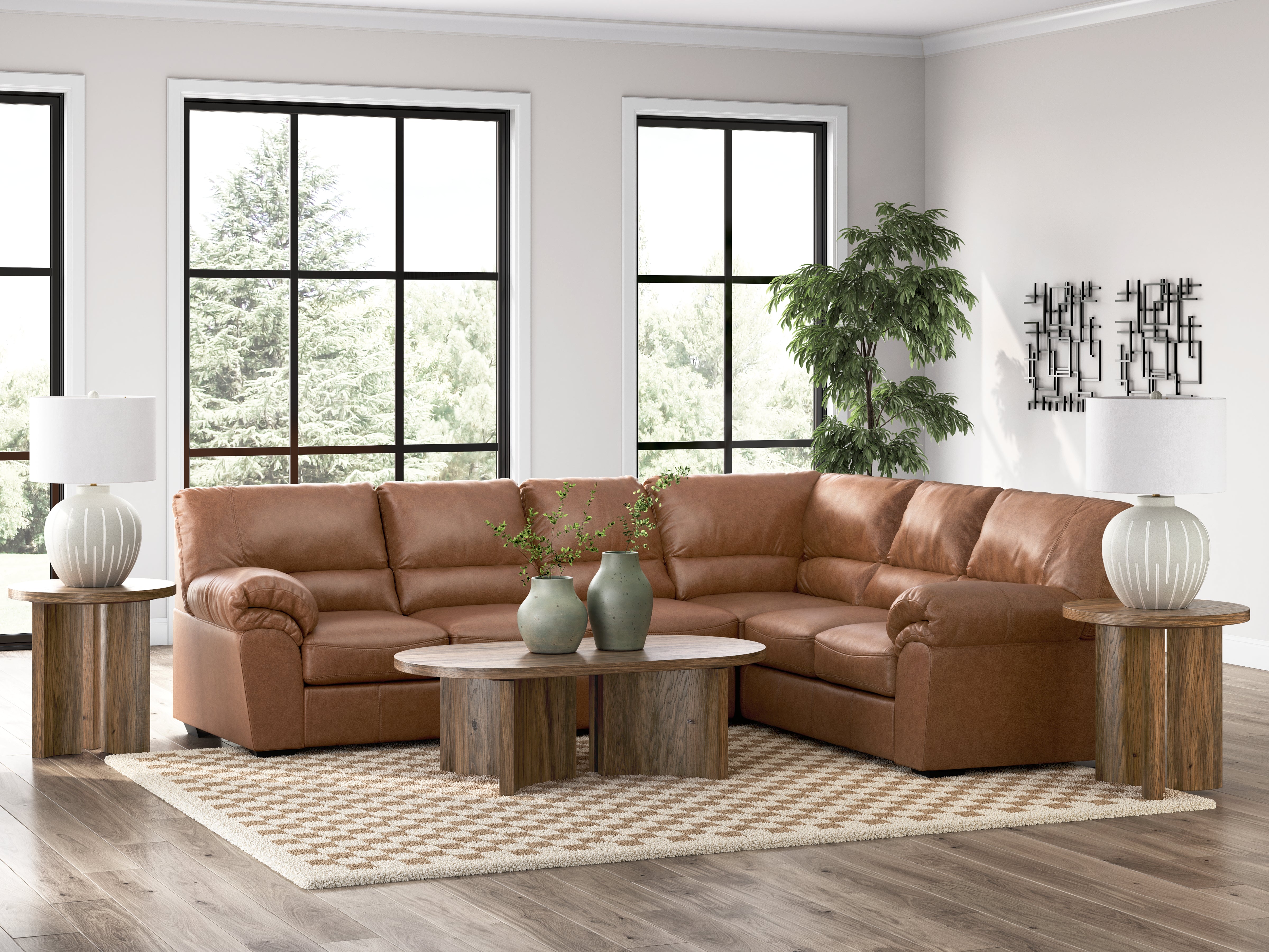 Furniture City Laplace - Ashley Furniture - WillowBend Sectionals - RAF 3-Piece Sectional - PC27704S3