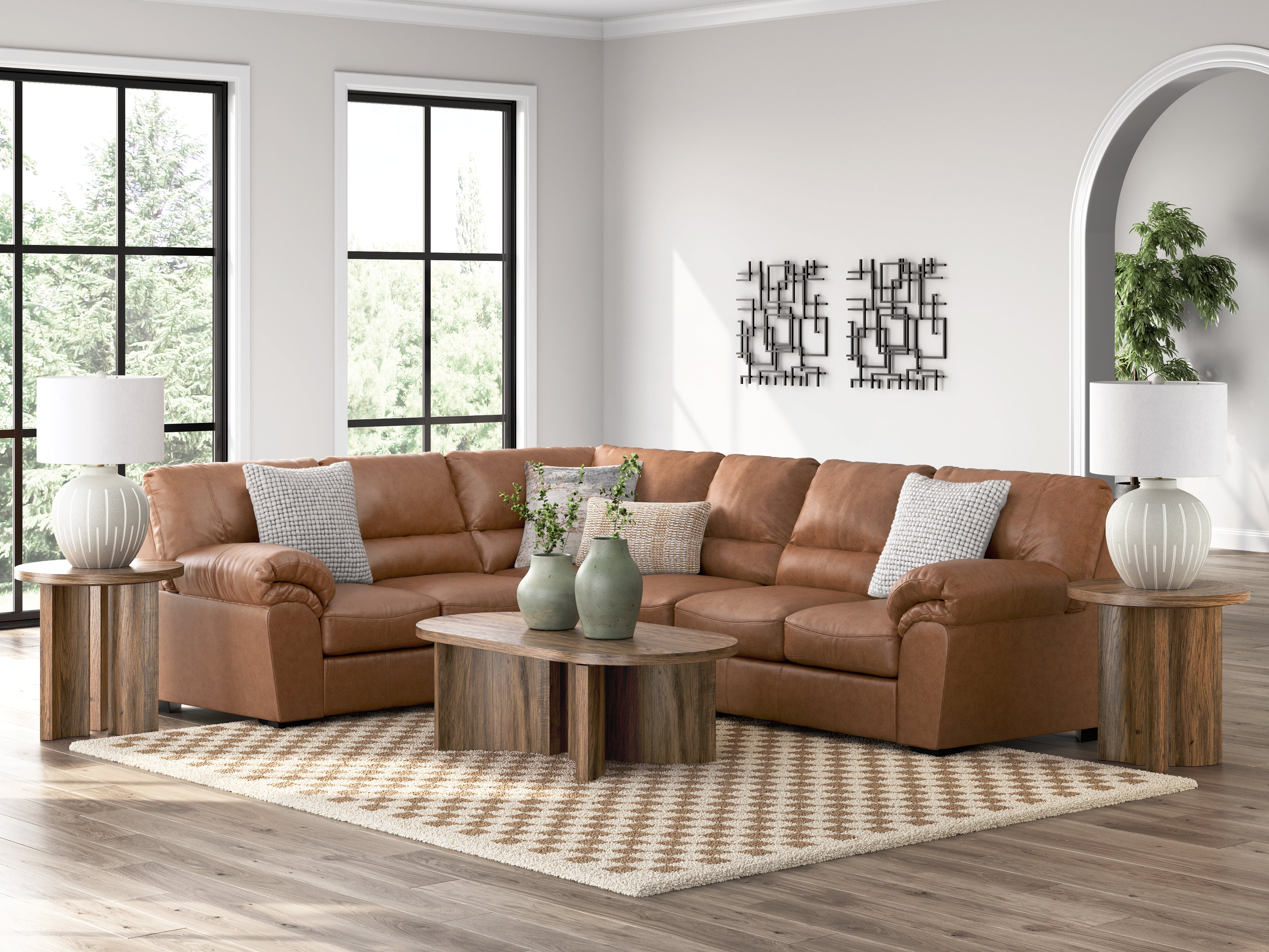 Furniture City Laplace - Ashley Furniture - WillowBend Sectionals - LAF 3-Piece Sectional - PC27704S4