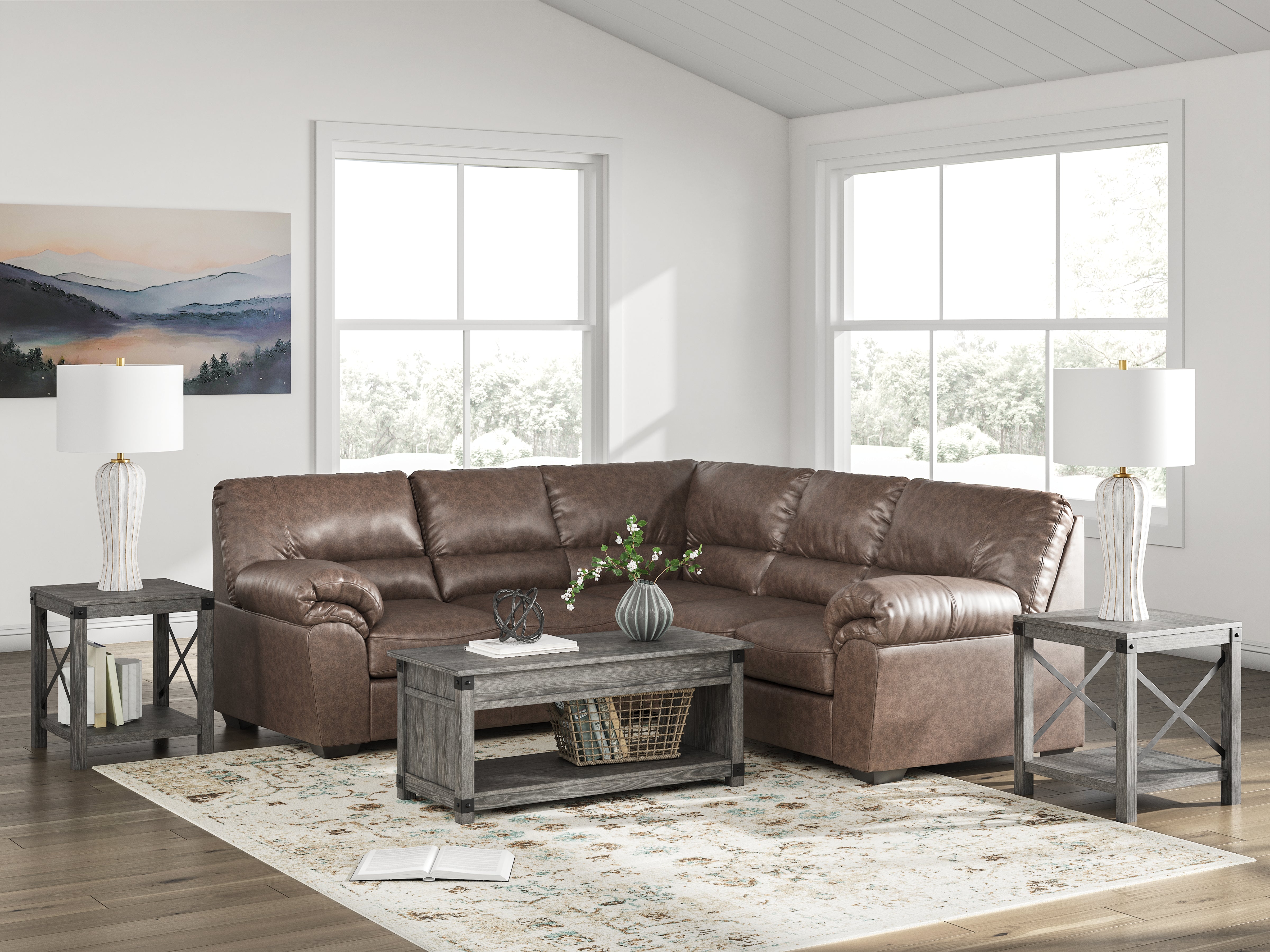Furniture City Laplace - Ashley Furniture - WillowBend Sectionals - RAF 2-Piece Sectional - PC27705S1