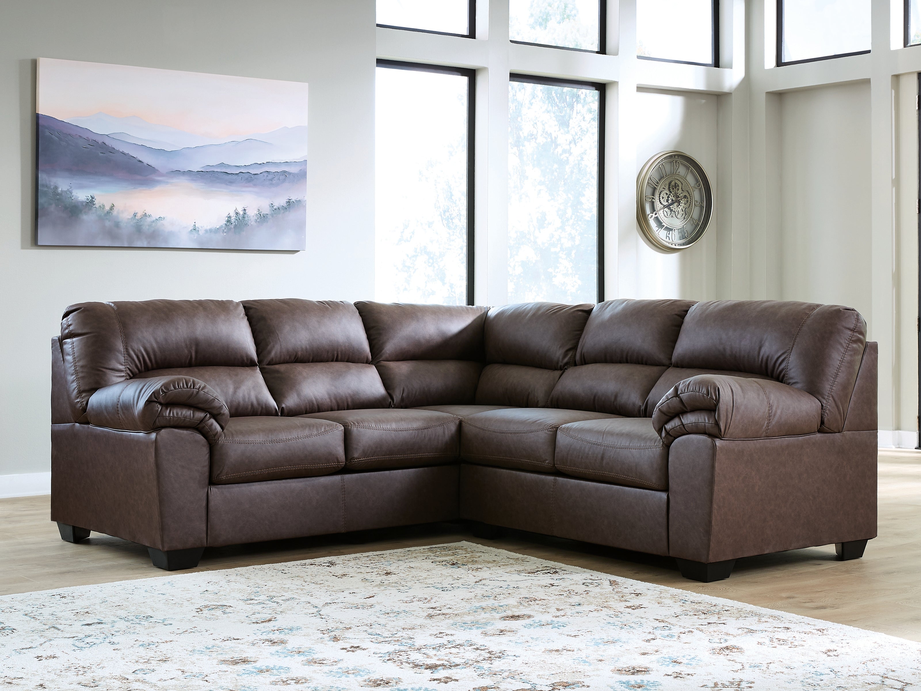 Furniture City Laplace - Ashley Furniture - WillowBend 2-Piece Sectional - LAF 2-Piece Sectional / Umber - PC27705S2