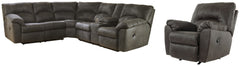 Furniture City Laplace - Ashley Furniture - Tambo 2-Piece Sectional with Recliner - 2-Piece Sectional with Recliner - 27801U1