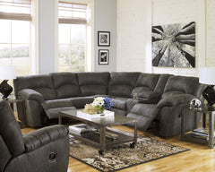 Furniture City Laplace - Ashley Furniture - Tambo Sectionals - 2-Piece Reclining Sectional / Canyon - 27802S1